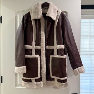 Levi's Brown and Cream Sherpa Jacket